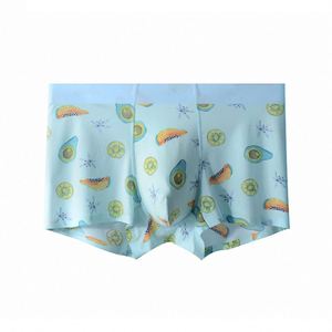 Ropa Interior de Algodón para Hombre, Calzoncillos Boxer Transpirables, Ropa Interior de Seda, Calzoncillos Boxer Sin Costuras para Hombre, Ropa Interior Sexy para Hombre - Product Image 3
