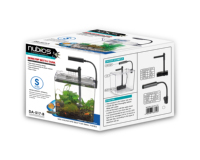 Mini réservoirs de poissons Betta réservoir de poissons Aquarium réservoir bol de poisson bloc de construction bureau Table décoration décor à la maison boîte d'alimentation lumière LED
