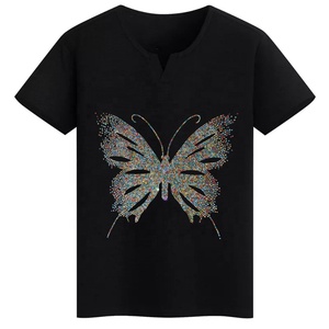 Lettres en strass faites à la main par un fabricant chinois, motifs en strass thermocollants, lettres en strass brillantes - Product Image 3
