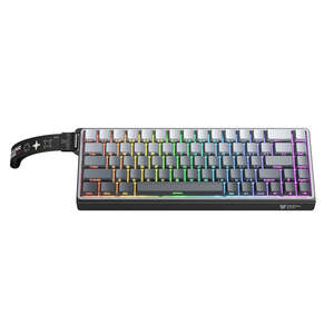 Clavier de jeu ONIKUMA G69 USB filaire à interrupteurs mécaniques magnétiques, rétroéclairage 7-RGB, 8K, 68 touches, hot-swappable, nouveau - Product Image 1