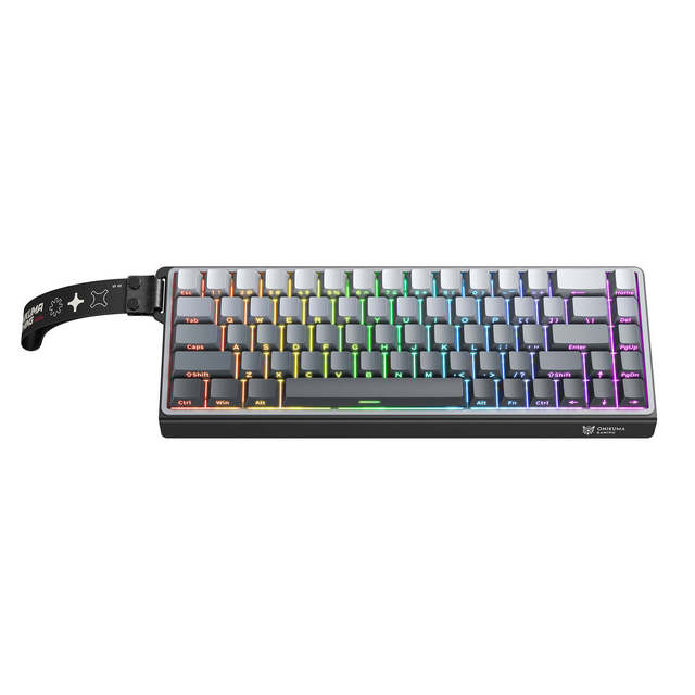 ONIKUMA G69 USB Wired Mechanical Magnetic Switch 7-RGB Backlight 8K 68-key Hot-swappable Plug&Play Ergonomic Plastic New Desktop