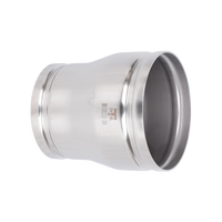 Raccord droit réducteur rainuré en acier inoxydable 304, connecteur droit à diamètre variable, pour conduite d'eau de qualité alimentaire