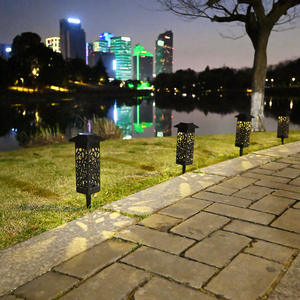 Lampe à pilier solaire LED étanche IP65 pour extérieur avec télécommande, angle de faisceau de 360 degrés pour l'éclairage paysager de jardin - Product Image 5