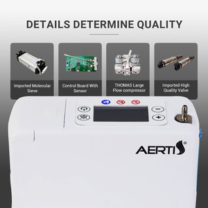 Dispositivo de Oxígeno Portátil Recargable AERTI de 2.35 kg, 1 Litro, para Hipoxia - Product Image 2
