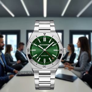 Customised <b>Men's</b> Stainless Steel Wrist <b>Watch</b> Quartz Movement Fashion Business Style 42mm 22mm Customised Quartz Movement <b>Watch</b> - Product Image 2