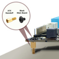Kit de vis assorti pour réparation DIY, comprenant un ventilateur de boîtier d'ordinateur pour disque dur HDD, un support de carte graphique, un support de carte mère ATX et un support de carte mère