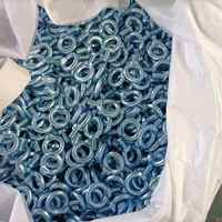 Tornillos de Ojo de Gato de Acero Inoxidable 304 al por Mayor de Fábrica, Cabeza Plana, Estándar ISO, Acabado en Zinc, Rosca M12, Clase 10, Arandelas y Tuercas