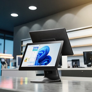 Intel Core i5 thế hệ thứ 3 (8GB RAM + 128GB SSD) thiết bị đăng ký tiền mặt cảm ứng hai màn hình tất cả trong một (15.6 + 15.6 màn hình) - Product Image 2