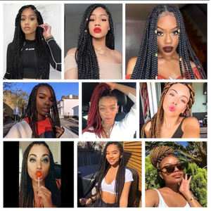 Hot <strong>Sales</strong> Ombo Braid Synthetic Braiding Hair Extension Soft Texture <strong>for</strong> <strong>African</strong> 165 Gram Stretched Synthetic Braiding Hair - Product Image 6