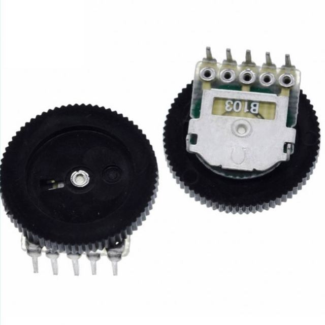 Smart Electronics 16*2 Switch Wholesale B102/103/203/503 1K/10K/50K Single Double Gear Dial Potentiometer