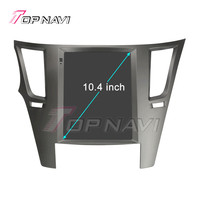 Radio de Coche Electrónica Android de 10.4 Pulgadas para Subaru Outback 2009 2010 2011 2012 2013 2014 GPS Pantalla Táctil Inalámbrica para Coche