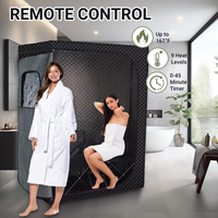 Tente de sauna à vapeur de maison moderne pliable de taille personnalisée Double boîte de sauna pour la relaxation Detox Dropshipping Portability Sweat Sauna