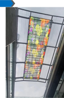 Écran LED transparent pour vitrine de magasin, mur vidéo en maille LED, grille publicitaire, rideau de verre, écran extérieur