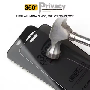 360 Privacy angolo per <span class=keywords><strong>Iphone</strong></span> 16 16 Pro 16 Pro Max 17 15 14 13 12 <span class=keywords><strong>11</strong></span> <span class=keywords><strong>vetro</strong></span> temperato proteggi schermo Anti Spy pellicola di <span class=keywords><strong>vetro</strong></span> del telefono - Product Image 5