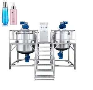 50L 100L 200L 300L 500L homogeneizador crema cosmética mezclador emulsionante al vacío