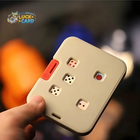YJ Creative Dice Shape 5 Hole EDC Fidget Slider One Side Pressing Fidget Toy Portable Plastic Stress Relief Focus Toy Unique