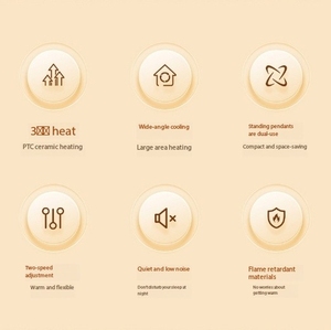 New Fast-heating Warm air Blower Home <b>Small</b> Office and Bedroom Mini Desktop & Wall-mounted <b>Heater</b> Safe Portable Warm air Fan - Product Image 4