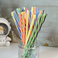 Smartops Personnaliser Paille pour Boisson, Spirale Intérieure Paille Réutilisable, Quencher Pailles pour Gobelets