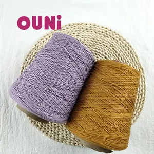 anti-pilling natural factory production Various Colors pure crochet worsted weaving 6 ply 100% pure cotton yarn