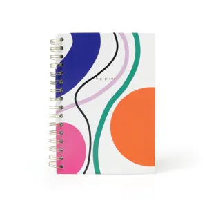2024 Impressão personalizada Planejador diário Escola Business Supplies Sublimação Livro Goal Journal Capa dura Notebook Diário Workbook