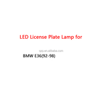Accessoires de voiture Excellente qualité 12V Performance LED lampe de plaque d'immatriculation pour BMW E36 92-98