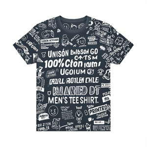 Camiseta Unisex de 210 g/m², 100 % Algodón, Informal, Transpirable, Duradera, con Estampado DTF, Camiseta para Hombre - Product Image 2