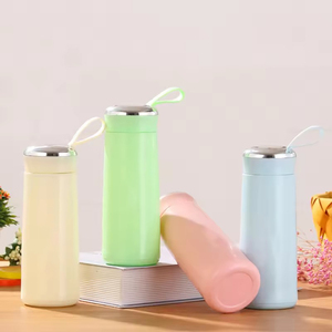 Thermos portable en acier inoxydable à double paroi de 400 ml, chaud et froid, avec couvercle et corde, garde au chaud pendant 12 à 24 heures - Product Image 4