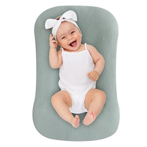 Ensemble de literie pour berceau simulant l'utérus, portable et lavable, berceau de sommeil bionique pour nouveau-né, matériau en fibre de polyester - Product Image 2