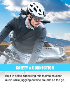 Casque audio à conduction osseuse ESON Open Ear sans fil, pour le <span class=keywords><strong>sport</strong></span>, étanche IP68, autonomie de 3 à 5 heures, randonnée, course à pied - Product Image 6