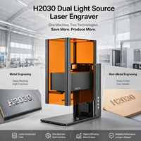 Graveur et découpeur laser à double source Laser Sparrow H2030 haute efficacité pour atelier de petite entreprise