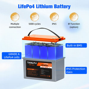 12V 100AH 200AH 400ah tùy chỉnh LiFePO4 pin Lithium ion Gói <span class=keywords><strong>24V</strong></span> 48V cấp một gói pin Lithium ion với BMS - Product Image 4