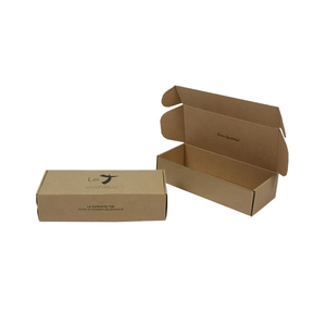 Cajas de Cartón Ecológicas para Alimentos, Caja de Cartón Corrugado Kraft Larga con Logotipo Personalizado, Caja de Regalo Ecológica para Té - Product Image 1