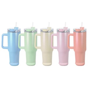 Rts 15 cái/CTN 40oz Matte màu thăng hoa Tumbler loa không dây 40oz du lịch Mug với xử lý - Product Image 6
