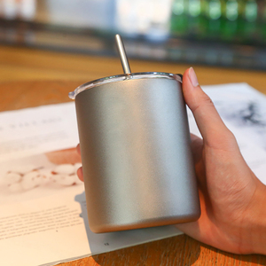 Mug isotherme de luxe en acier inoxydable Atlas avec logo personnalisé, sans BPA, tasse de bureau, style moderne - Product Image 2