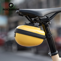 Tas sadel sepeda jalan MTB reflektif, tas jok sepeda motor cangkang keras warna-warni untuk sepeda gunung