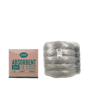 Barrera absorbente universal profesional SABER Small Boom 1500 gris para el control de derrames de petróleo en plantas. - Product Image 1