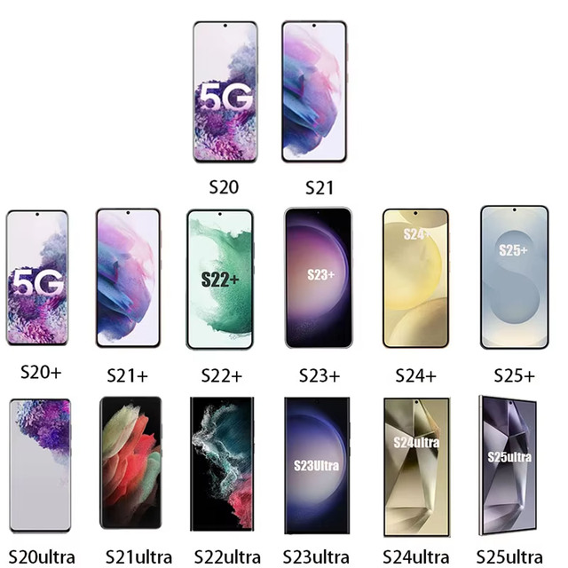 High for Samsung for Galaxy S Series OLED Display Digital Panel Components with Frame Touch Mobile Phone LCD Repair Parts