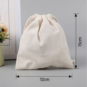 Hot Sale Eco- Friendly Organic Cotton <b>Bags</b> Canvas Jewelry Pouches <b>Bag</b> <b>Storage</b> <b>Clothes</b> Shoes Dust Pouch Candle <b>Storage</b> <b>Bag</b> - Product Image 3