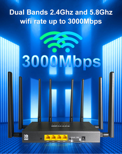 Hiệu suấ<span class=keywords><strong>t</strong></span> cao mạng Router mt7981b mớ<span class=keywords><strong>i</strong></span> nhấ<span class=keywords><strong>t</strong></span> openwrt Dual Band mở khóa 2Sim modem wifi 5g 802.11ax 3000Mbps 5g CPE Router - Product Image 6