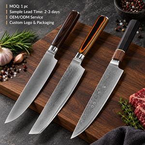 Couteau à sashimi japonais forgé à la main, ambidextre, lame à motif damas gravé, manche en bois coloré, 6-7,9 pouces, fabrication artisanale - Product Image 6