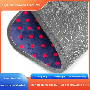 قماش غير منسوج مثقوب بالإبر، قماش مضاد للانزلاق مغطى بالبلاستيك، سجاد، بساط أرضية، قماش مضاد للانزلاق مغطى بالبلاستيك - Product Image 5