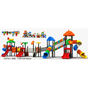 Chất lượng cao ngoài trời vui chơi giải trí thiết bị từ Trung Quốc đa-chơi sân chơi với trẻ em PlayGym công viên trò chơi & nhựa Slide - Product Image 2