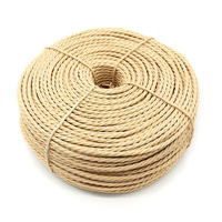 Cordons artisanaux torsadés 3 plis durables, emballés en bobine, pour le tressage et le tricot de chaises DIY