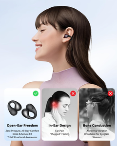 Auriculares Intrauditivos <span class=keywords><strong>SoundPEATS</strong></span> PearlClip Pro de Conexión Dual, 24 Horas de Reproducción, Voz HD, Carga Rápida, <span class=keywords><strong>Bluetooth</strong></span> 5.4, Directo de Fábrica - Product Image 3