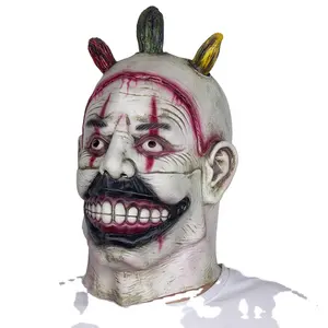 Косплей костюм на Хэллоуин, ужасный головной платок, латексный головной убор на Хэллоуин, как маска клоуна