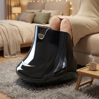 Masseur Pieds et Mollets Professionnel Amélioré 2026 Shiatsu Pétrissage Roulement Thérapie Chauffante Compression d'Air Circulation des Jambes