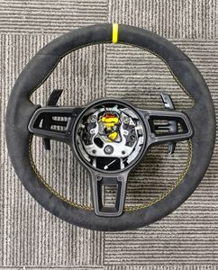 Volante para Porsche Panamera, Macan, Cayenne, Taycan, 718 Cayman, GT4 RS, 911 Carrera, Targa, 911 RS, 911.2, 991, 992, GT2 RS - Product Image 5