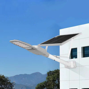 Venta Directa de Fábrica, Farolas Solares LED de 60/80W IP65, Certificación CE, Aleación de Aluminio, Control Remoto, Impermeables, Sin Cables - Product Image 6