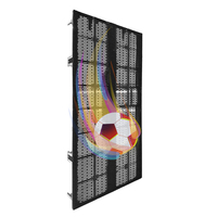 Écran LED transparent 500x1000, affichage en verre à haute transparence 86% pour vitrine de magasin, publicité de détail, effet 3D