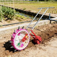 Semoir manuel de précision flexible à pousser à la main pour blé, soja, coton – Planteur agricole multifonction